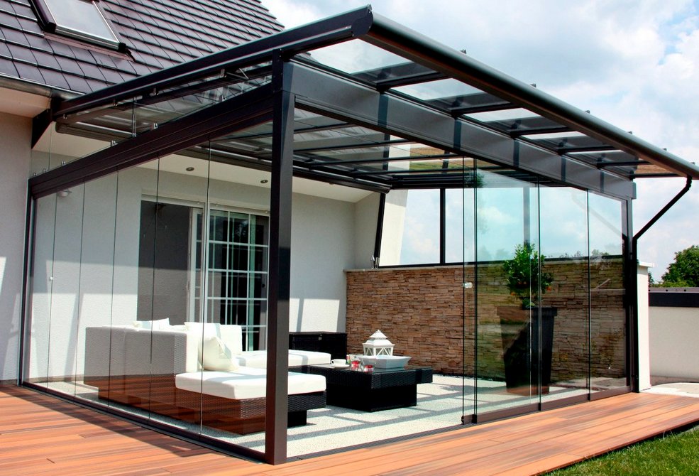 Беседки с остеклением