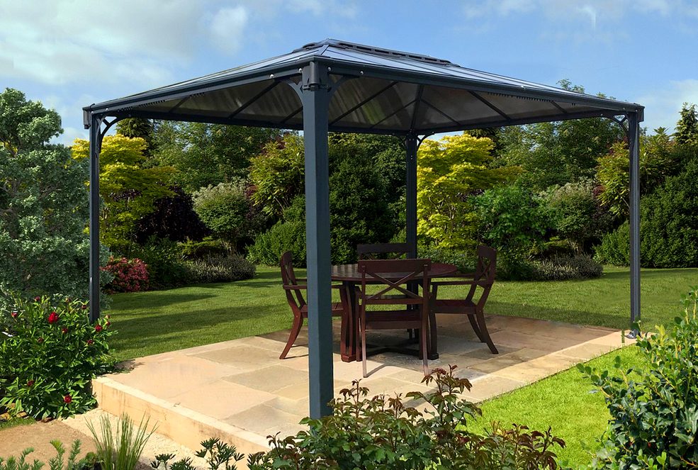 Беседки с водостоками